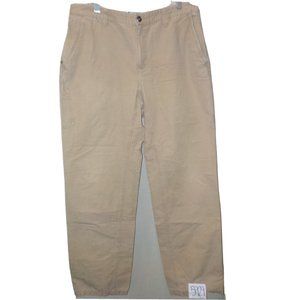 Columbia 6 Pocket Gusseted Heavy Duty Tan Jeans Mens Size 36 x 33